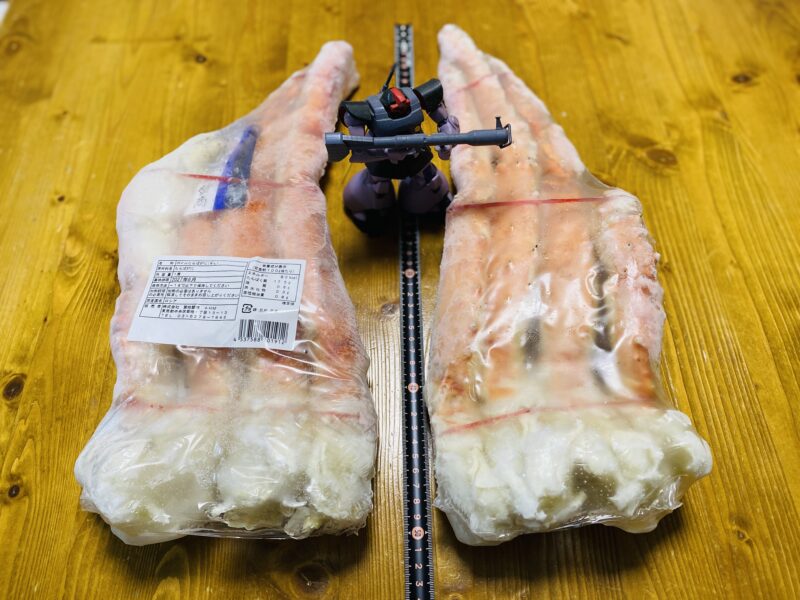 タバラガニ6Lと9Lの大きさの違い