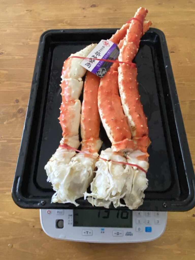 グルメの王様 タラバガニ9L肩脚